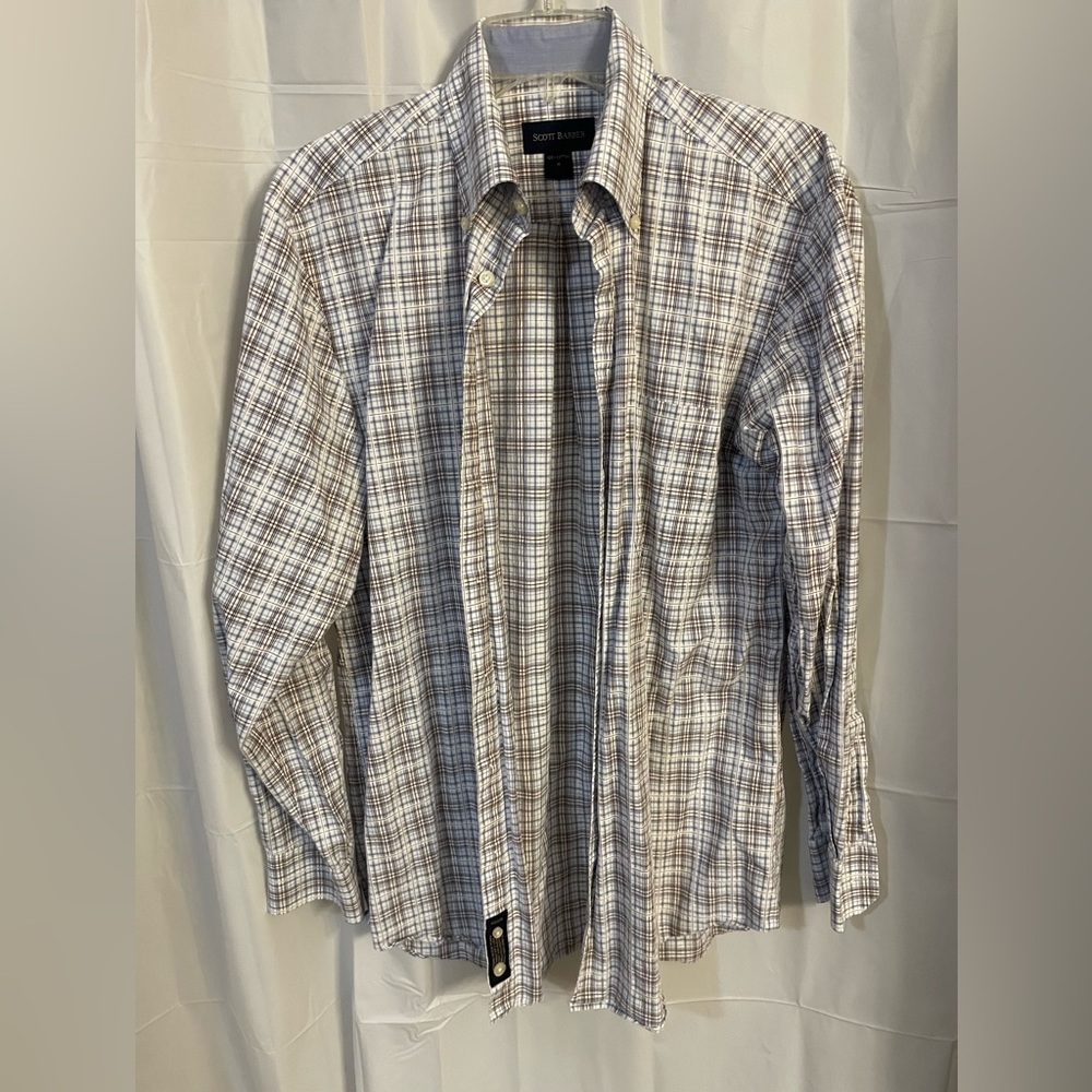 Scott Barber Button Down Size Medium - image 1